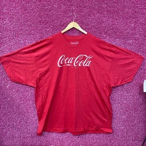 T-shirt Coca-Cola rossa 5XL - Foto 1 di 4
