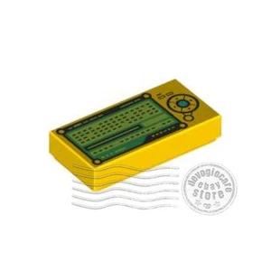 1x LEGO 3069pb1185 Piatto Decorato pannello di controllo 1x2 Giallo | 6443187 - Imagen 1 de 1