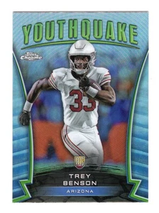 2024 Topps Chrome #Y-23 Trey Benson Youthquake Refractor - Picture 1 of 2