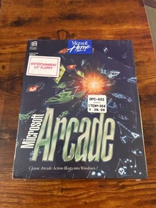 Microsoft Arcade Games for Windows Big Box PC Game - Picture 1 of 3