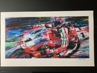 CARL FOGARTY #2 of 10. 2/10 limited edition Art DUCATI 4 time World SB Champion