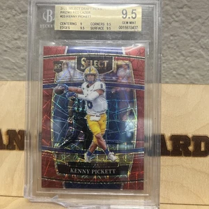 Selecciones del draft Panini Select 2022 Kenny Pickett #23 Red Lazer Prizm RC BGS 9,5 LEER - Imagen 1 de 3