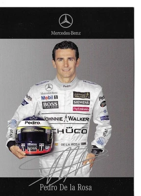 Pedro De La ROSA  Autogrammkarte -Druck-   015 - Bild 1 von 2