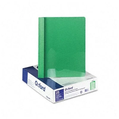 Cubiertas de informe delanteras transparentes Oxford - Carta - Tamaño de hoja de 8,50" X 11" - 100 hojas Foto 1 de 3