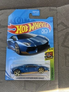 New 2018 Hot Wheels Lamborghini Aventador Miura Homage - KMart Exclusive! #W3 - Picture 1 of 5