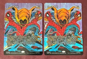 Magic MTG Marvel Universe Eternal Saw in Half 1 x Foil 1 x Regular M0021 MAR - Picture 1 of 2