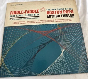 Fiddle-Faddle Blue Tango Sleigh Ride Arthur Fiedler Boston Pops vinyl record - Picture 1 of 4