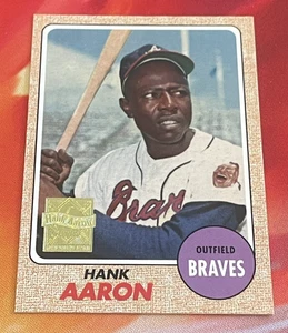 2000 Topps Reprint (1968) - Hank Aaron - #15 - Picture 1 of 2