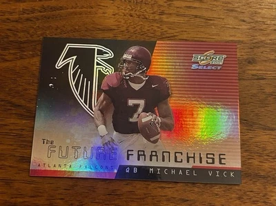 2001 Score Select Future Franchise /550 Michael Vick Jamal Anderson Rookie RC - Image 1 of 2