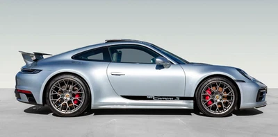 Juego de calcomanías gráficas a rayas laterales personalizadas Porsche 911 2020-2025 992 911 Carrera S Foto 1 de 4