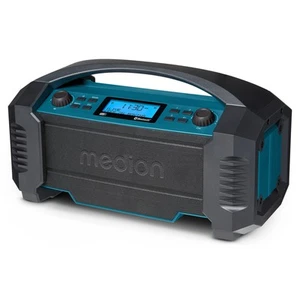 MEDION E66050 Baustellenradio DAB+/PLL Bluetooth 5.0 Li-Ion Akku 15W RMS blau - Bild 1 von 10