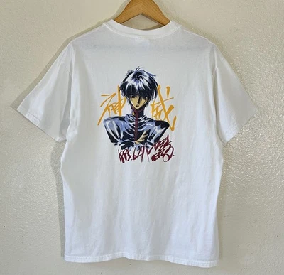 Винтажная футболка аниме Expo мужская размер большой 1997 Sojiro Seta двусторонняя - Изображение 1 из 4