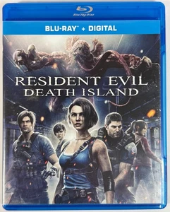 Resident Evil Death Island Blu-ray 2023 Computer Animated Horror Thriller - Picture 1 of 4