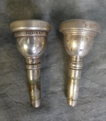 Boquillas trombón Getzen 6C y Jupiter 12C muy buen estado Foto 1 de 4