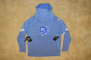 Women’s Large Los Angeles RAMS Nike Loose Fit Athletic Pull Over Sweater NWT - Picture 1 of 11