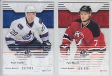 2003-04 SP AUTHENTIC HOCKEY ROOKIE #91-120 RC /900 FUTURE WATCH FINISH SET U PIC