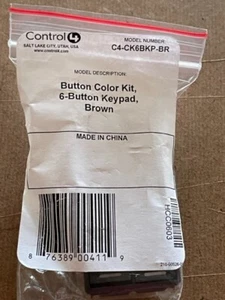 Control 4 Button Color Kit, 6-Button Keypad, Brown C4-CK6BKP-BR - Picture 1 of 3