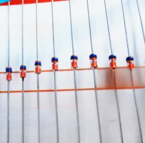 50 piezas 1S1588 diodo anillo azul marca DO-35 Toshiba #LK192 - Imagen 1 de 1