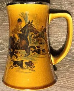 Fox Hunt Hunting Palissy Mug - Picture 1 of 6