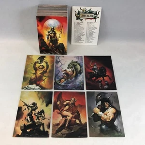 THE FANTASY ART OF KEN KELLY SERIES 1 (FPG 1992) Complete Trading Card Set of 90 - Picture 1 of 3