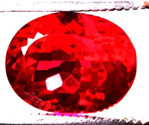 19.8 Cts. Natural Mozambique Red Ruby Oval Shape Certified Gemstone - Picture 1 of 4