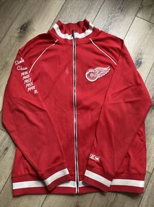 Giacca Vintage Detroit Red Wings CCM Stanley Cup Champions Taglia X-Large - Foto 1 di 12