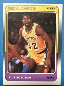 1988-89 Fleer Magic Johnson #67 Lakers HOF - Foto 1 di 6