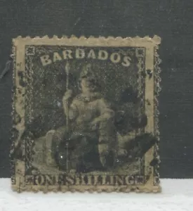 Barbados QV 1870 1/ used - Picture 1 of 1
