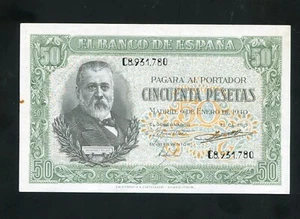 tu_bazar BILLETE 50 PESETAS 1940 SERIE A SC - - Imagen 1 de 2