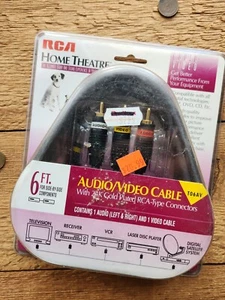 NiP / RCA / Home Theater / Audio Video / Cable / 6 Ft / T06AV - Picture 1 of 2