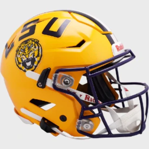 LSU Tigers Full Size Authentic Speedflex Football Helmet - NCAA Cover