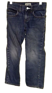 Original Marke Est. 1989 Place Jungen Jeans Größe 5 gerade verstellbare Taille Druckknopf - Bild 1 von 11