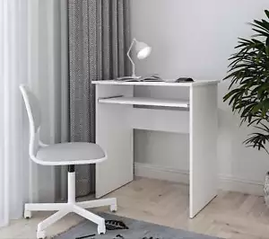 Shefa Line LUNA Computer Desk 68x50 cm White Compact Table - Picture 1 of 6