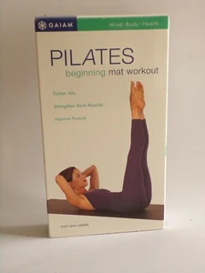 Pilates Beginning Mat Workout Ana Cabán Gaiam Inc VHS, 2002 - Picture 1 of 7