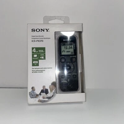Sony Recorder ICD-PX370 Mono Digital Voice New - Image 1 of 4