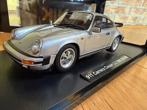 Porsche 911 Carrera Coupè 3.2 1988 250000 -colore argento- 1:18 KK-Scale Nuovo.- - Foto 1 di 16
