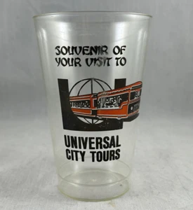 UNIVERSAL CITY TOURS SOUVENIR VISIT VTG PLASTIC CUP MUTUAL PLASTIC MOLD CORP. - Picture 1 of 8