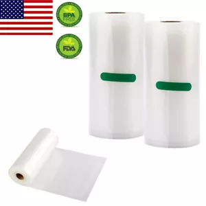8"x20' / 11"x20' Food Saver Vacuum Sealer Bags Rolls Embossed Food Storage Bags - Picture 1 of 13