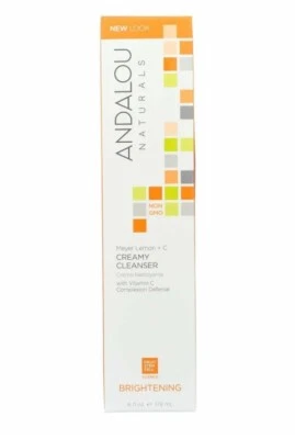 Andalou Naturals Meyer Lemon + C Creamy Cleanser,  6fl.oz/178ml Sealed - Image 1 of 4