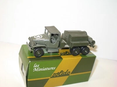 SOLIDO, Camion Militare GMC Compressore Con Cabina Coperta - Immagine 1 di 2
