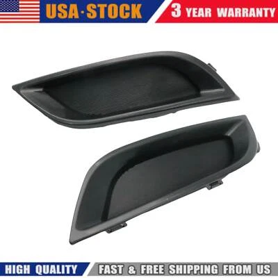 2* Cubiertas de orificio de luz antiniebla delantera izquierda y derecha aptas para Mazda 3 2010 2011 EE. UU. Foto 1 de 4