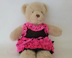 Teddy Bear Clothes, Handmade Pixie Ruffled Skirt and Sequinned Halter Top - Picture 1 of 12