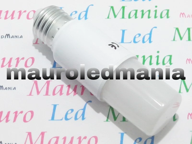 Lampada Attacco E27 T20 Led Cilindrica Tubolare Luce 7W =70W 360° Bianco Caldo - Immagine 1 di 1