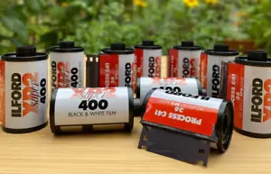 20 x Empty Reloadable 35mm IlfordXP2 Canisters Cartridges Cassettes Bulk Loading - Picture 1 of 1