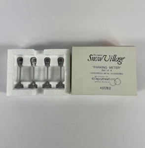 Dept 56 Villaggio delle Nevi di Natale Set di 4 Parcheggi con Scatola - Foto 1 di 4