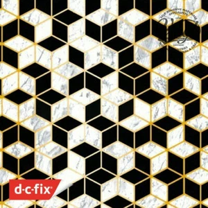 67,5 cm x 1,5 m Trendyline Coppas geometrische selbstklebende Rückseite Vinyl (343-8023) - Bild 1 von 1