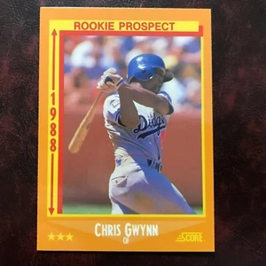 1988 Score GLOSSY Set CHRIS GYWNN ROOKIE #640 DODGERS ** MINT ** HIGH GRADE ** - Picture 1 of 1