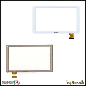 VETRO TOUCH SCREEN PER ARCHOS 90B NEON BIANCO - Foto 1 di 3