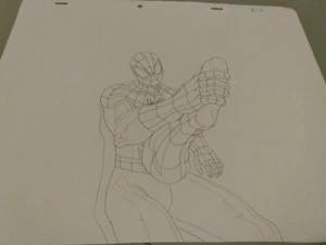 Marvel animation cels Production Art Marvel Comics ULTIMATE SPIDERMAN TV Show D1 - Picture 1 of 3