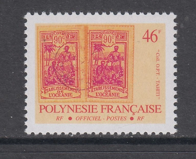 French Polynesia - 46f Official Issue (MNH) 1993 (CV $7) - Image 1 of 1